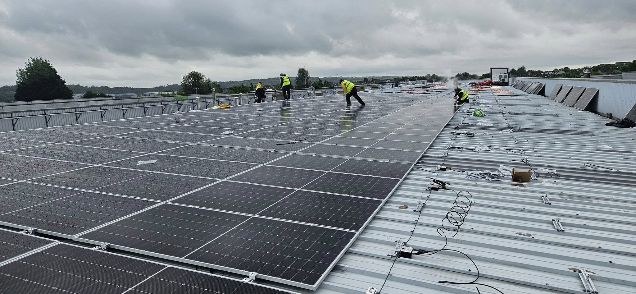 Solar panel installation